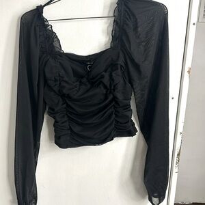 Forever 21 Black Blouse